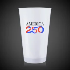 Windy City Novelties America 250 Blue LED 16 oz. Cup