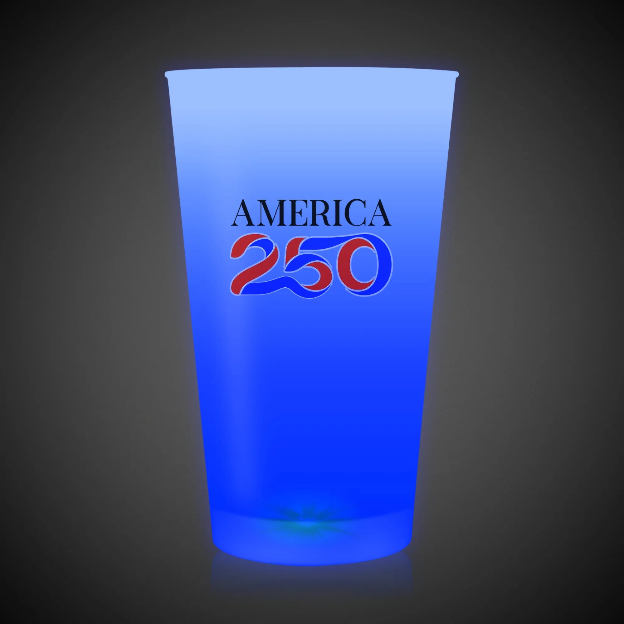 Windy City Novelties America 250 Blue LED 16 oz. Cup
