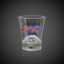 Outlet Windy City Novelties America 250 LED Disco Ball 8 oz. Rocks Glass