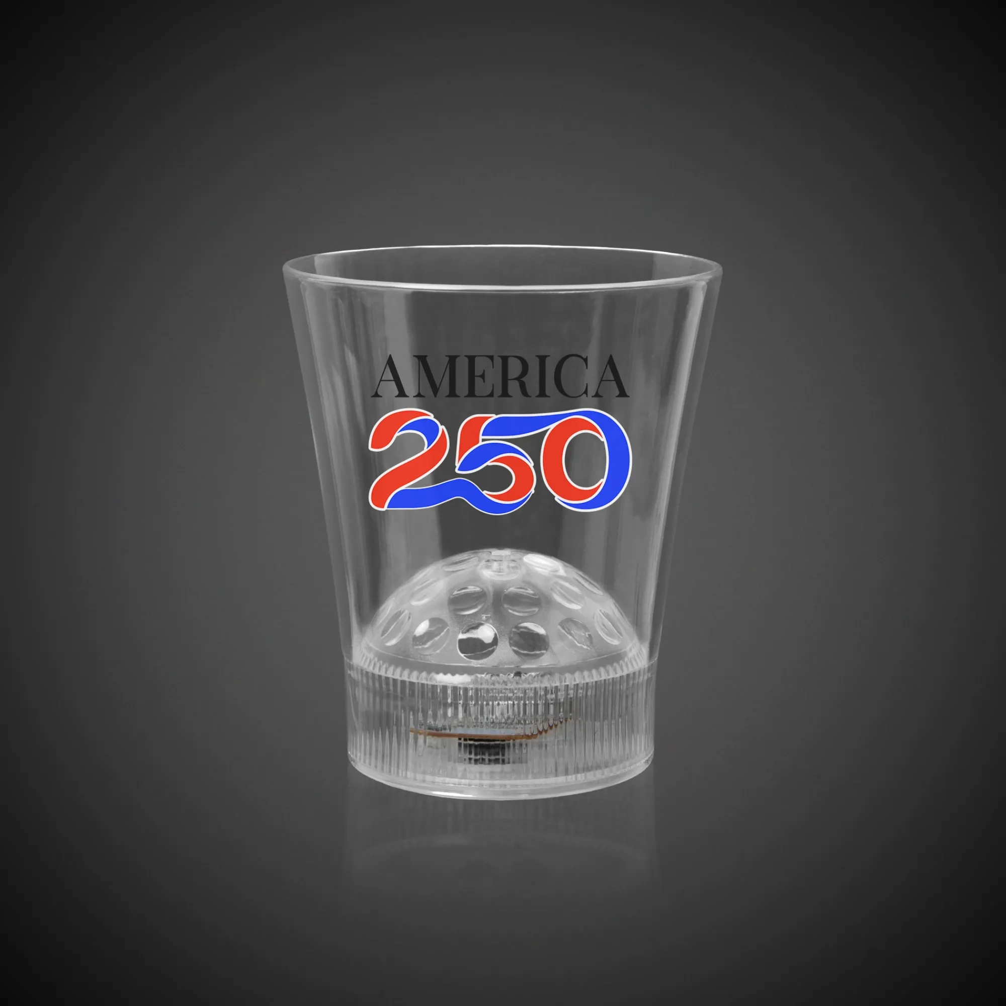 Outlet Windy City Novelties America 250 LED Disco Ball 8 oz. Rocks Glass