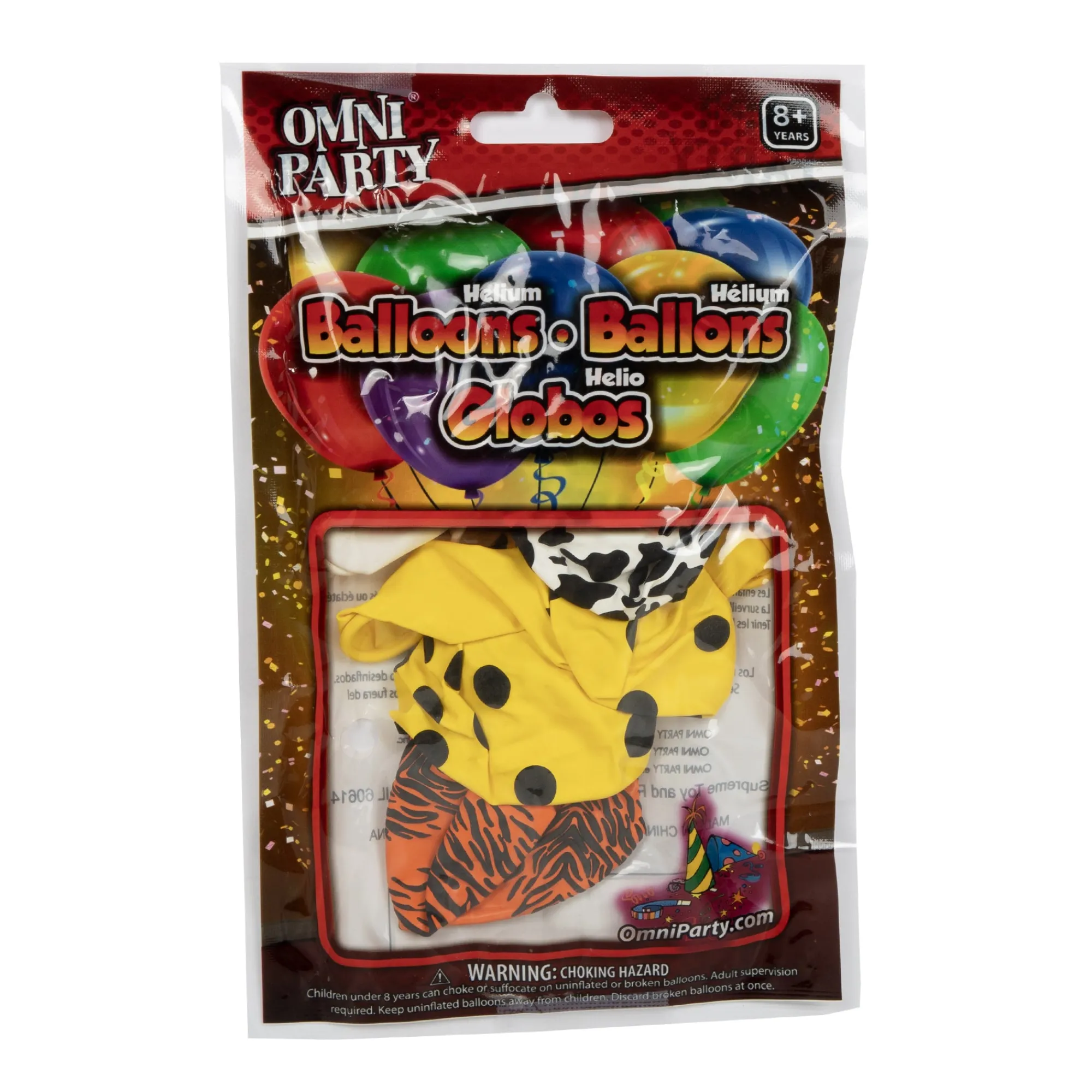 Online Windy City Novelties Animal Print 12" Balloons
