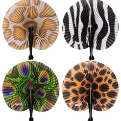 Clearance Windy City Novelties Animal Print Folding Fans