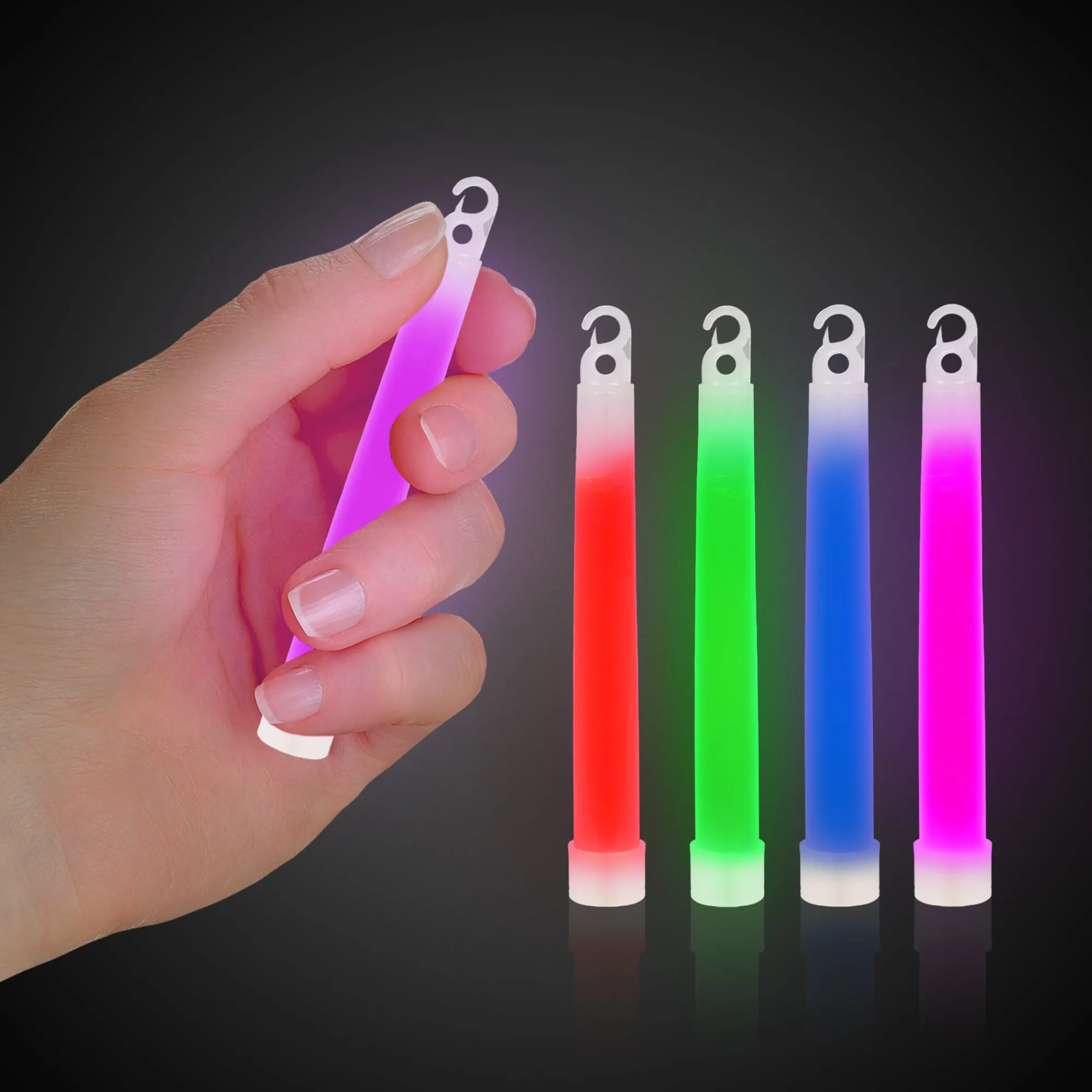 Clearance Windy City Novelties Assorted Color 4" Glow Sticks Assorted Colors