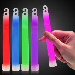 Outlet Windy City Novelties Assorted Color 6" Premium Glow Sticks Assorted Colors