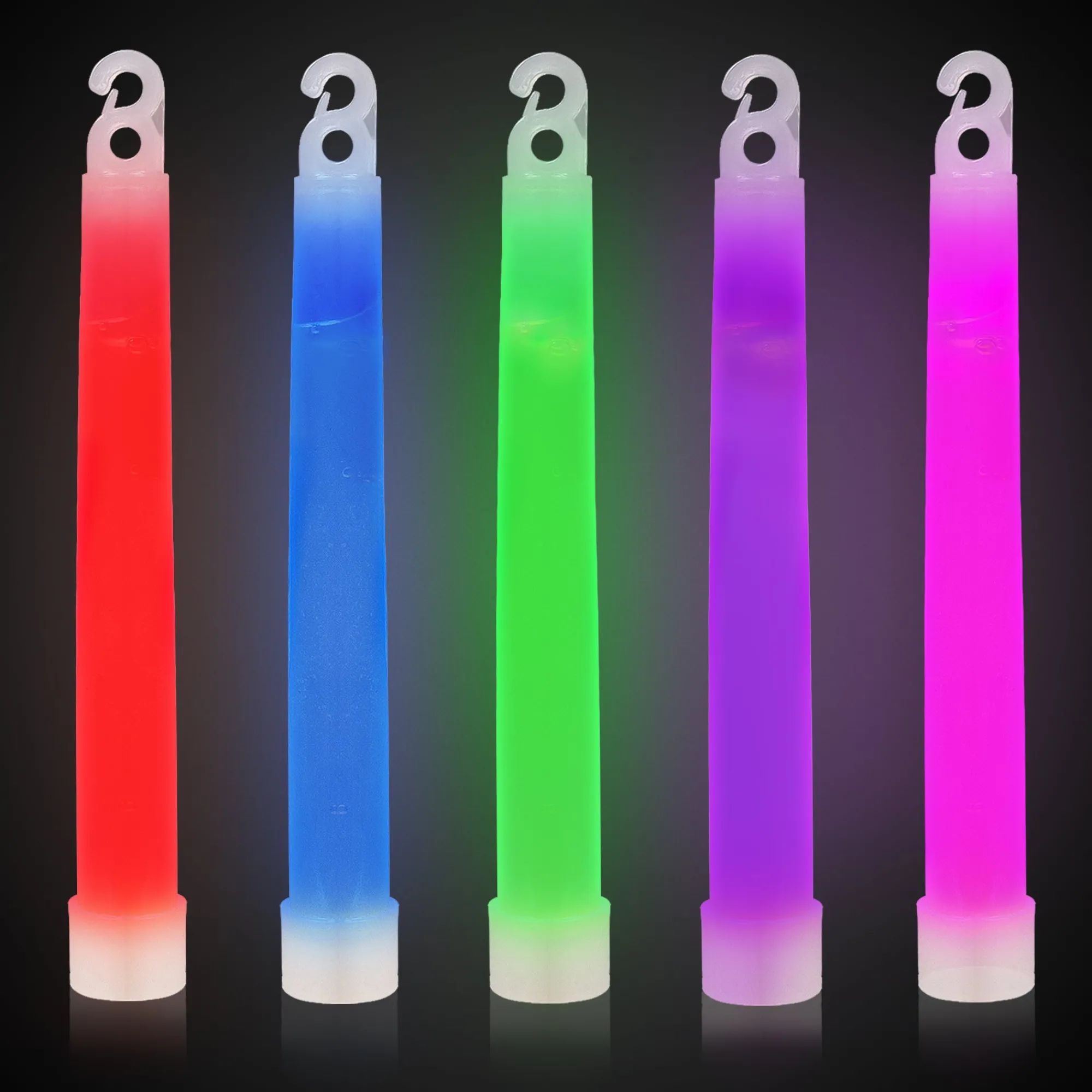 Outlet Windy City Novelties Assorted Color 6" Premium Glow Sticks Assorted Colors