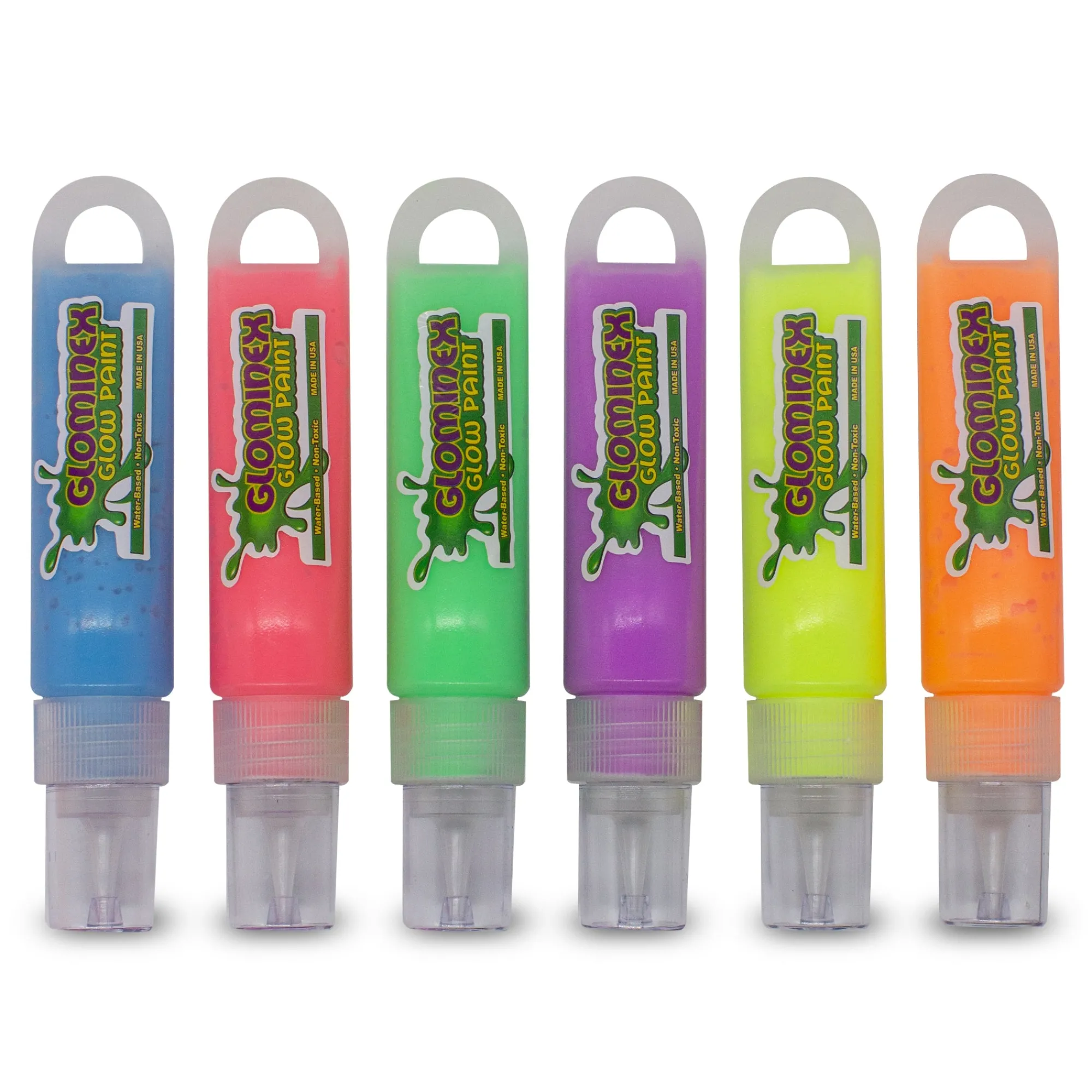 Hot Windy City Novelties Assorted Glominex 1 oz. Glow Paints