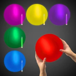 New Windy City Novelties Assorted Glow-in-the-Dark 12" Beach Balls Retail Counter Display