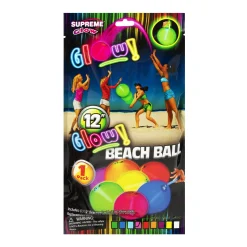 New Windy City Novelties Assorted Glow-in-the-Dark 12" Beach Balls Retail Counter Display