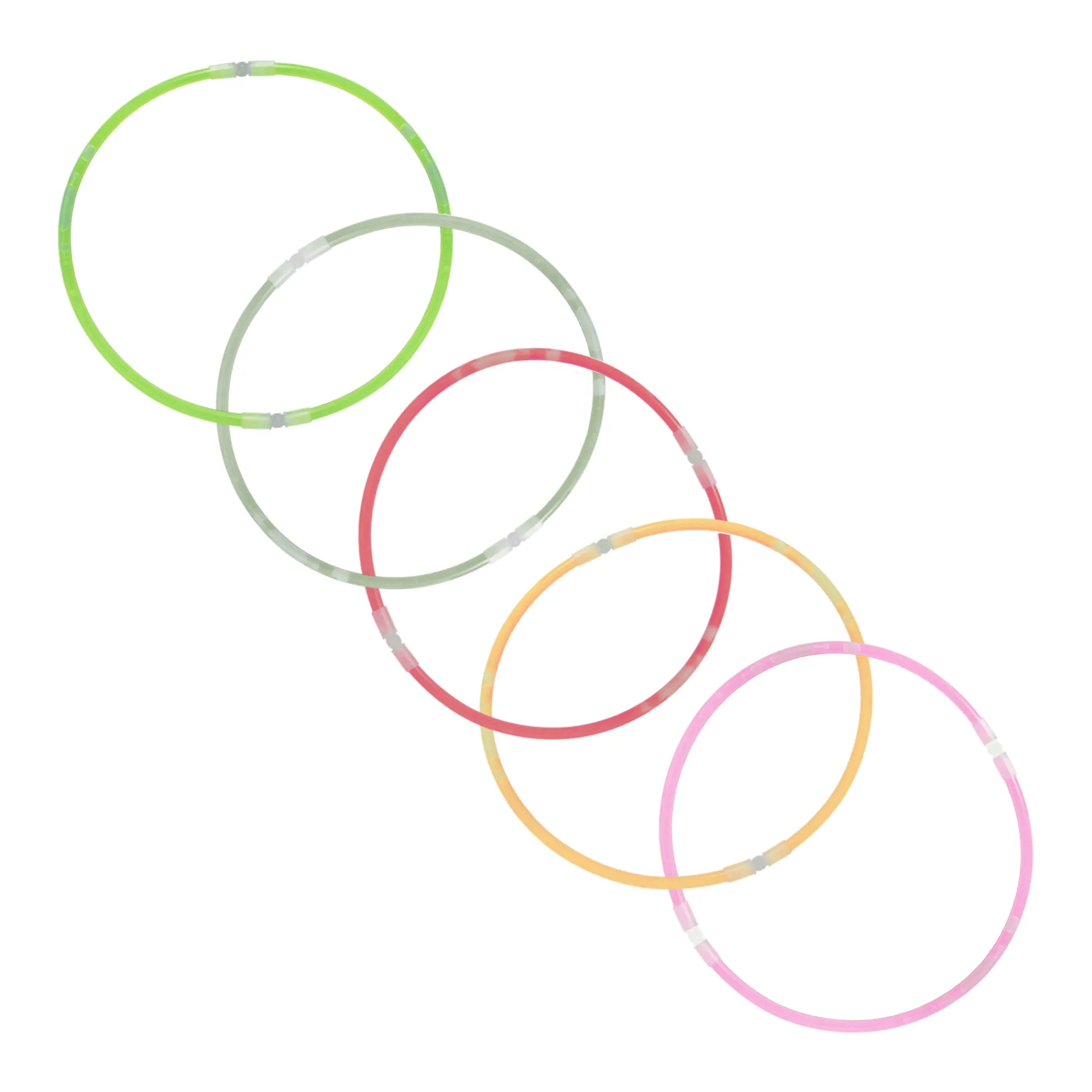 New Windy City Novelties Assorted Glow Necklaces Retail Counter Display