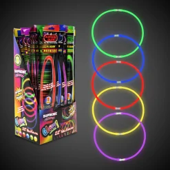 New Windy City Novelties Assorted Glow Necklaces Retail Counter Display