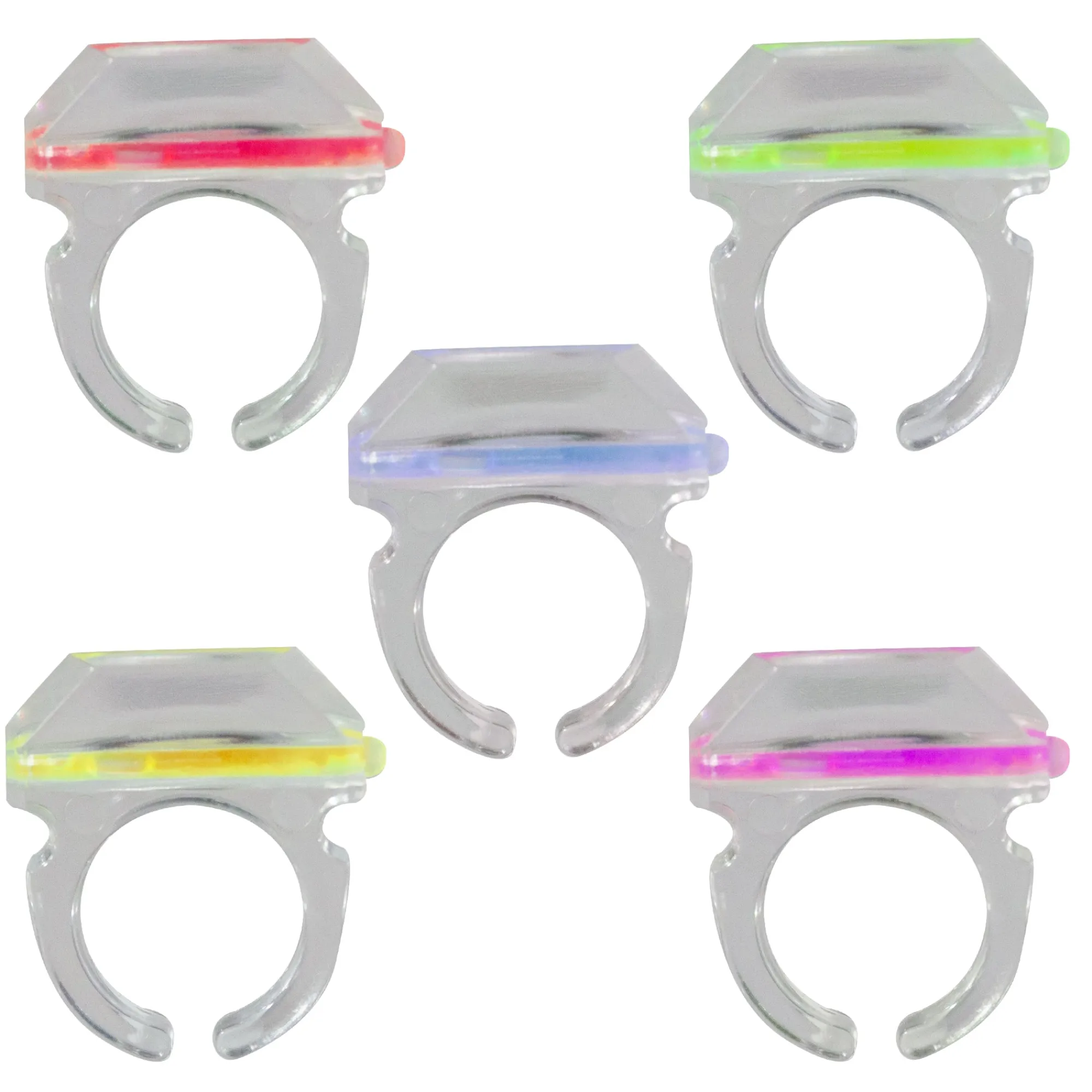 Windy City Novelties Assorted Glow Rings