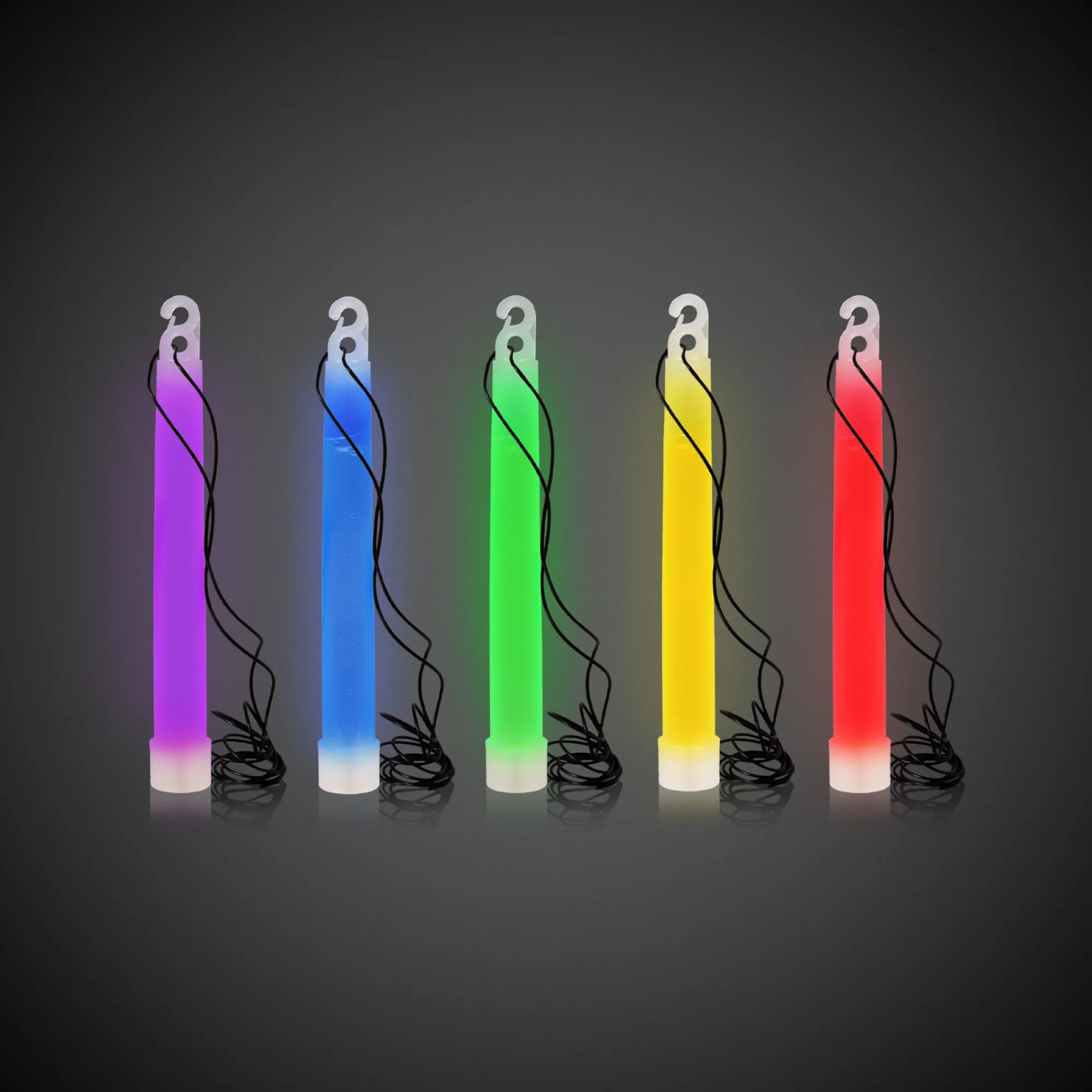 Windy City Novelties Assorted 4" Glow Sticks Retail Counter Display