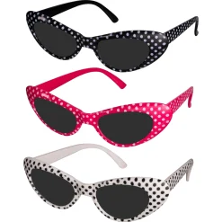 Hot Windy City Novelties Assorted Polka Dot Kids' Sunglasses Assorted Colors
