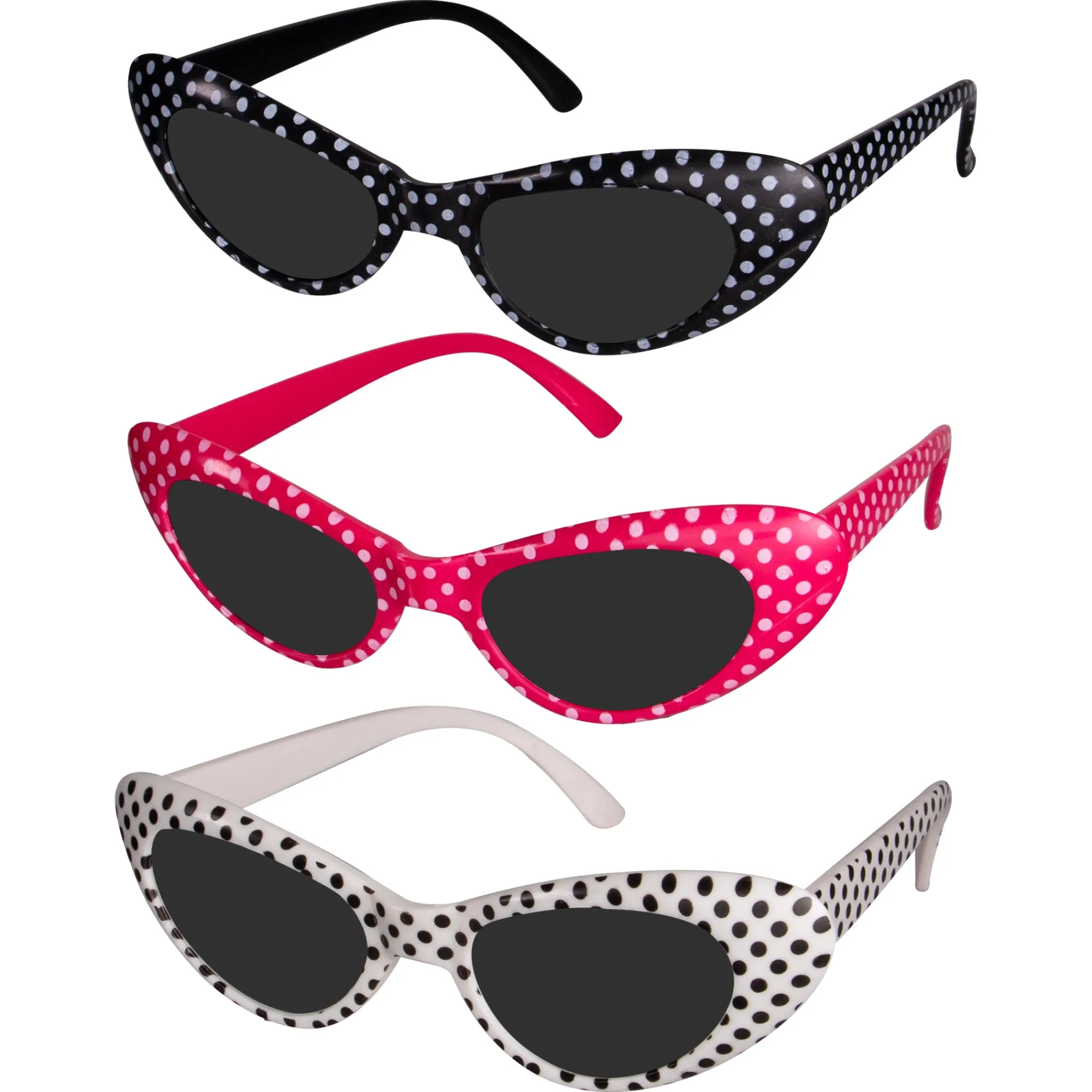 Hot Windy City Novelties Assorted Polka Dot Kids' Sunglasses Assorted Colors