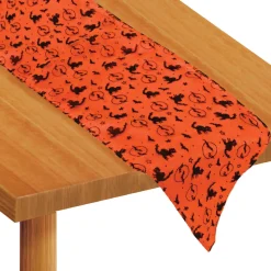 Clearance Windy City Novelties Bats & Cats Fabric Table Runner