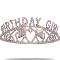 Outlet Windy City Novelties Birthday Girl Glitter Tiara