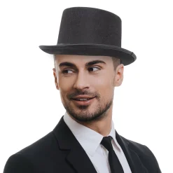 Outlet Windy City Novelties Black Felt Top Hat