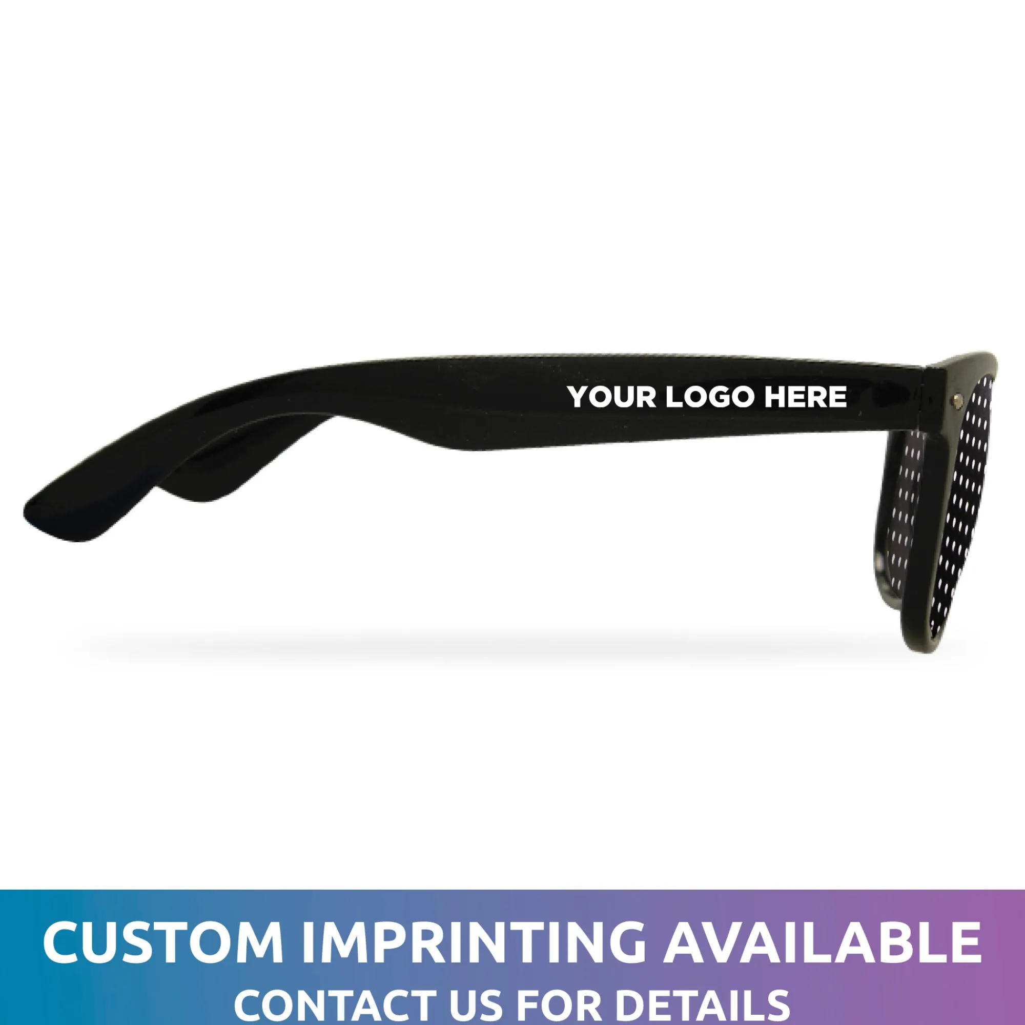 Clearance Windy City Novelties Black Film Glasses
