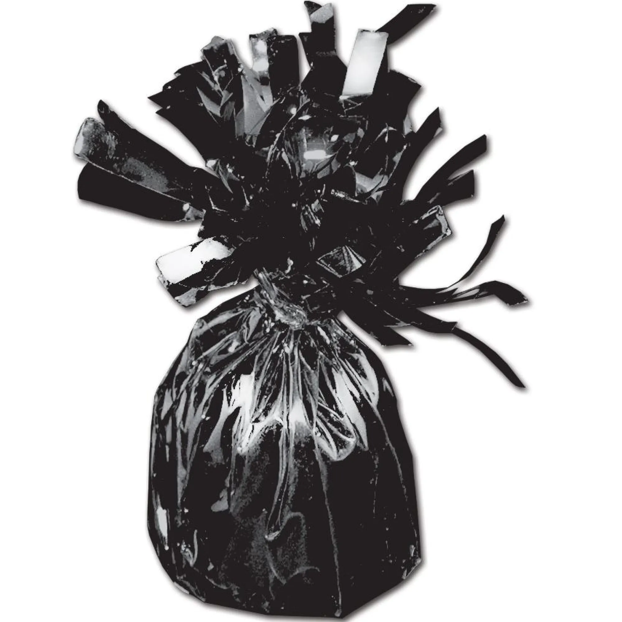 Windy City Novelties Foil Balloon 2 1/2" Weight Black