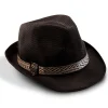 Outlet Windy City Novelties Black Funky Fedora Hat