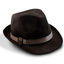 Outlet Windy City Novelties Black Funky Fedora Hat