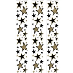 Sale Windy City Novelties Black & Gold Star Decoration Panels