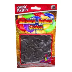 Clearance Windy City Novelties Black 9" Helium Balloons
