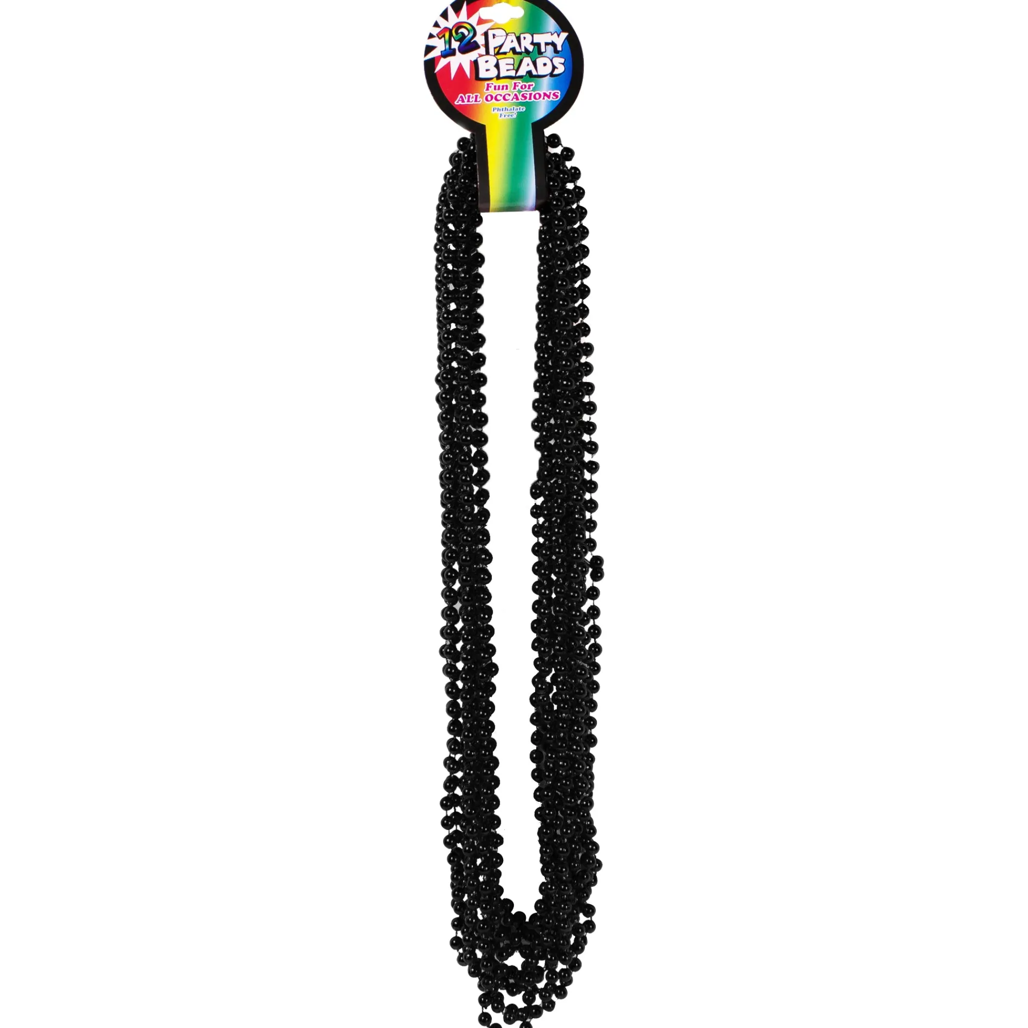 Hot Windy City Novelties Black 7mm Bead 33" Necklaces