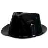 Discount Windy City Novelties Black Plastic Fedora Hats