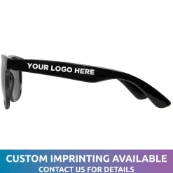 Hot Windy City Novelties Retro Sunglasses Black