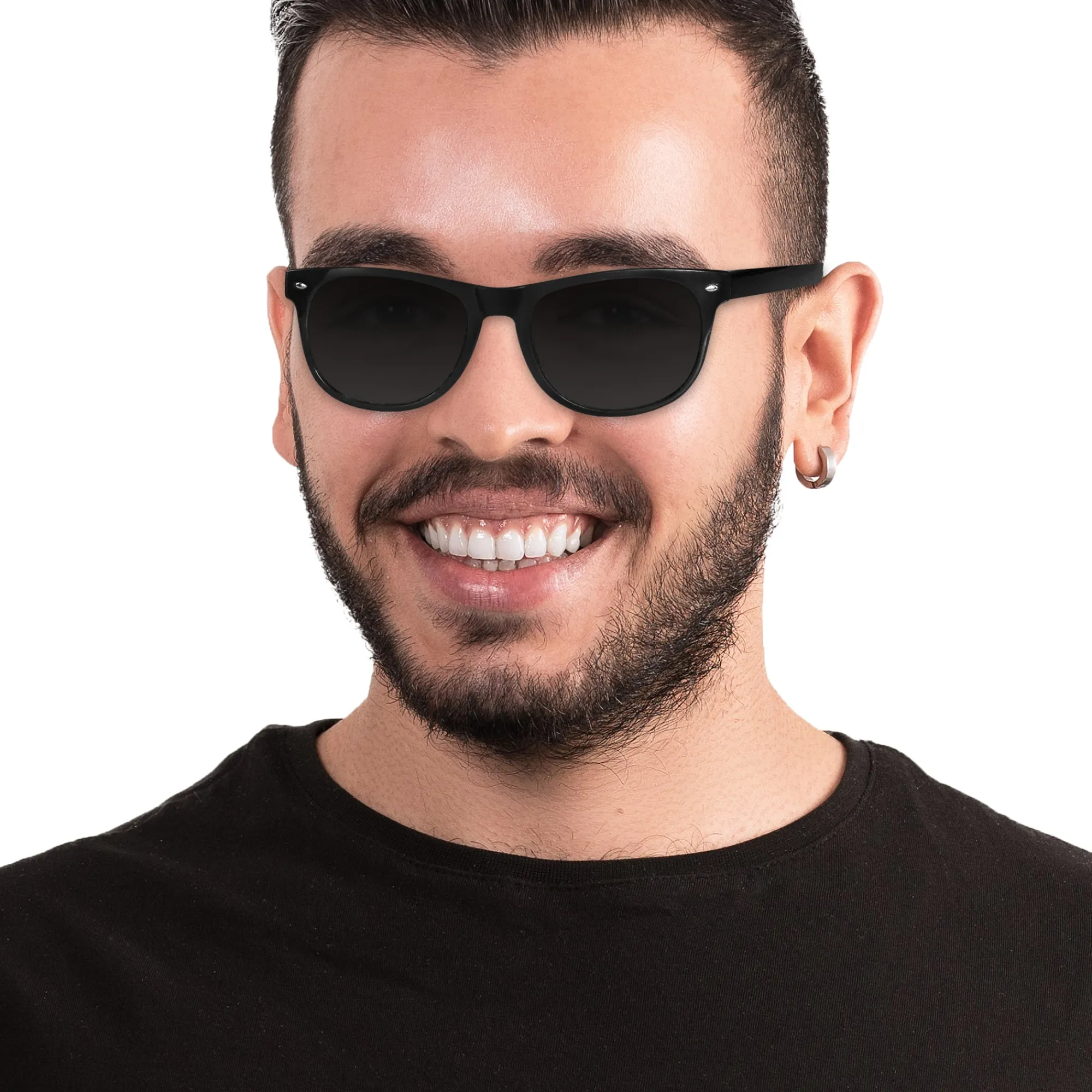 Hot Windy City Novelties Retro Sunglasses Black