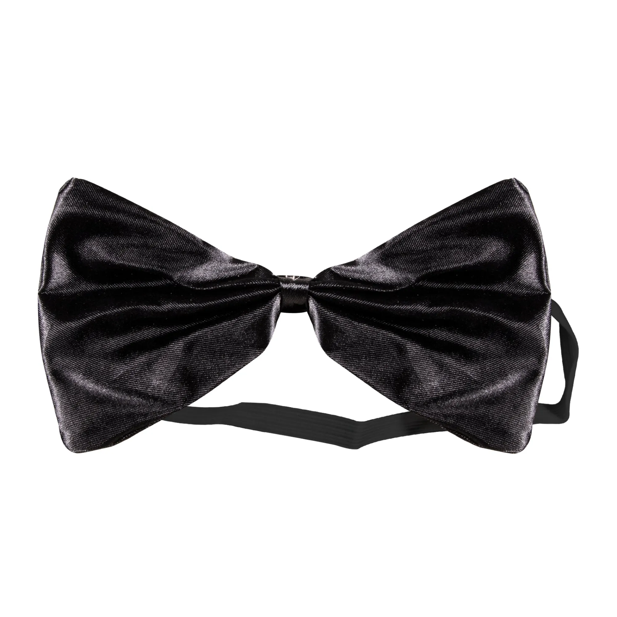 Clearance Windy City Novelties Satin Bow Tie Black