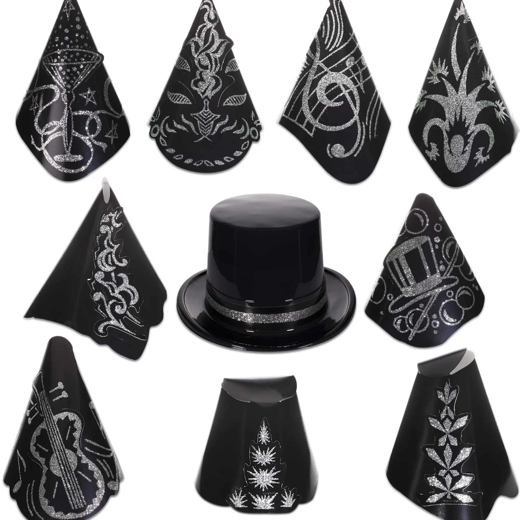 Outlet Windy City Novelties Black Tie New Year Party Kit for 50