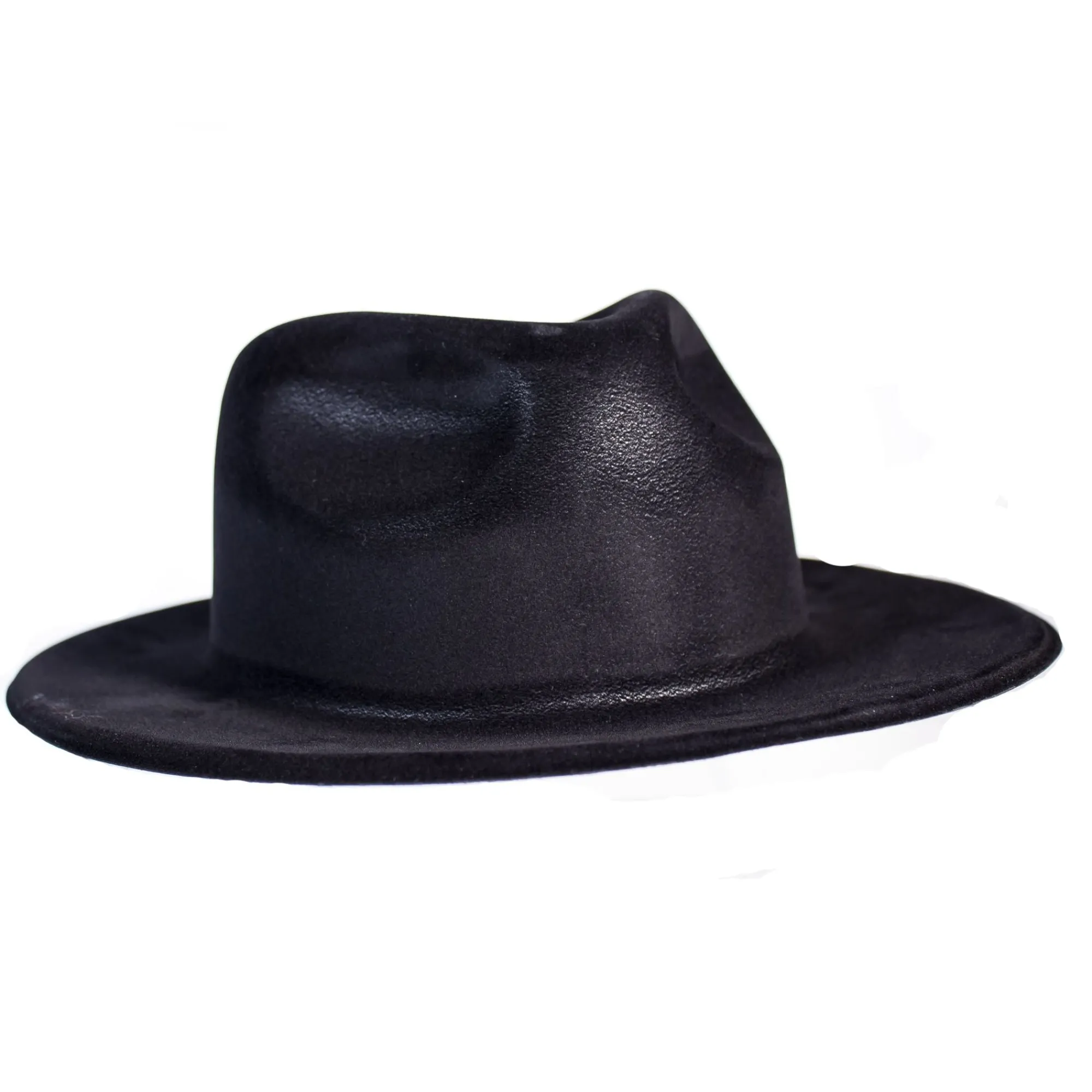 Outlet Windy City Novelties Black Velour Gangster Fedora Hats