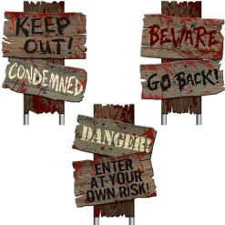 Best Windy City Novelties Bloody Sidewalk Signs