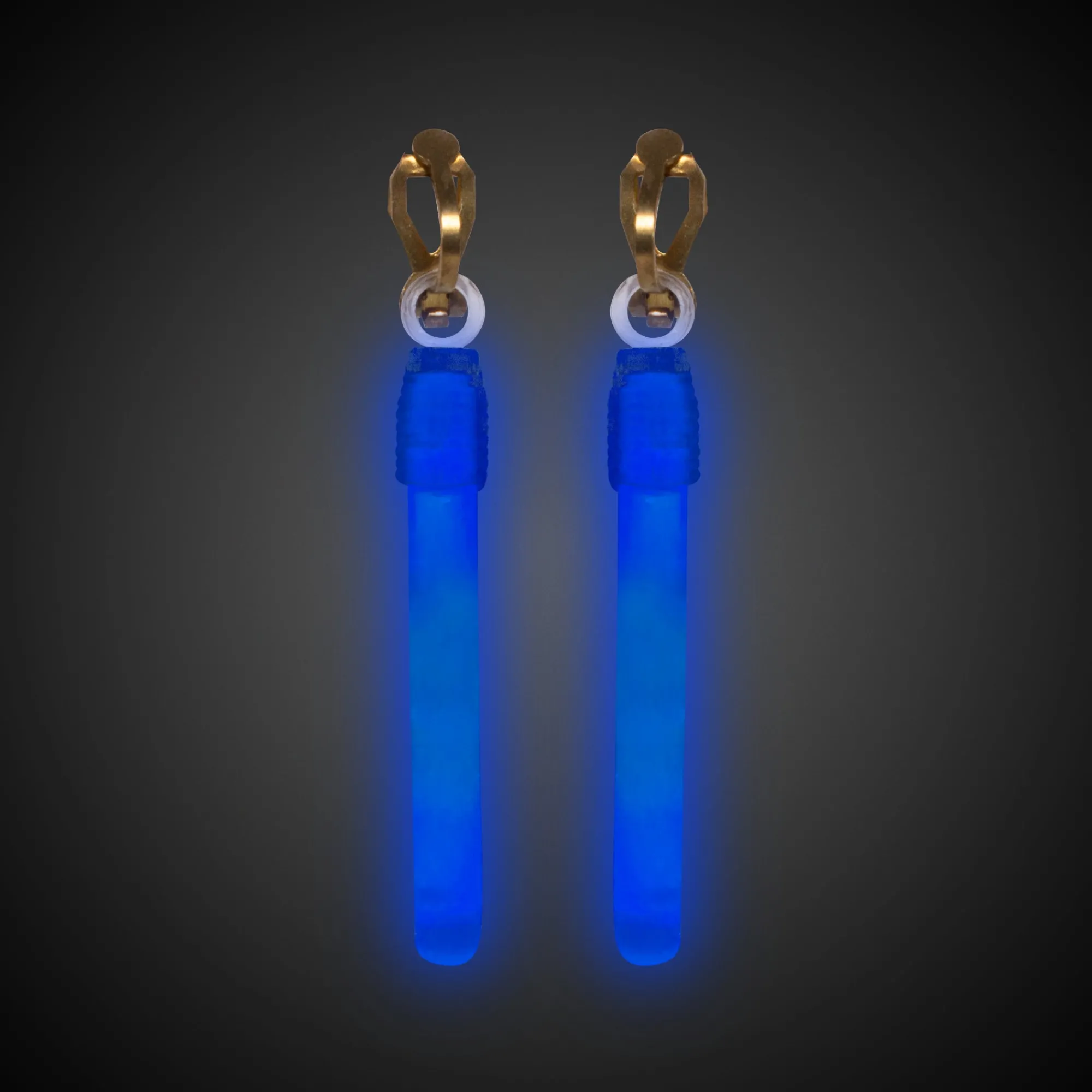 Online Windy City Novelties Glow Clip-On Earrings Blue