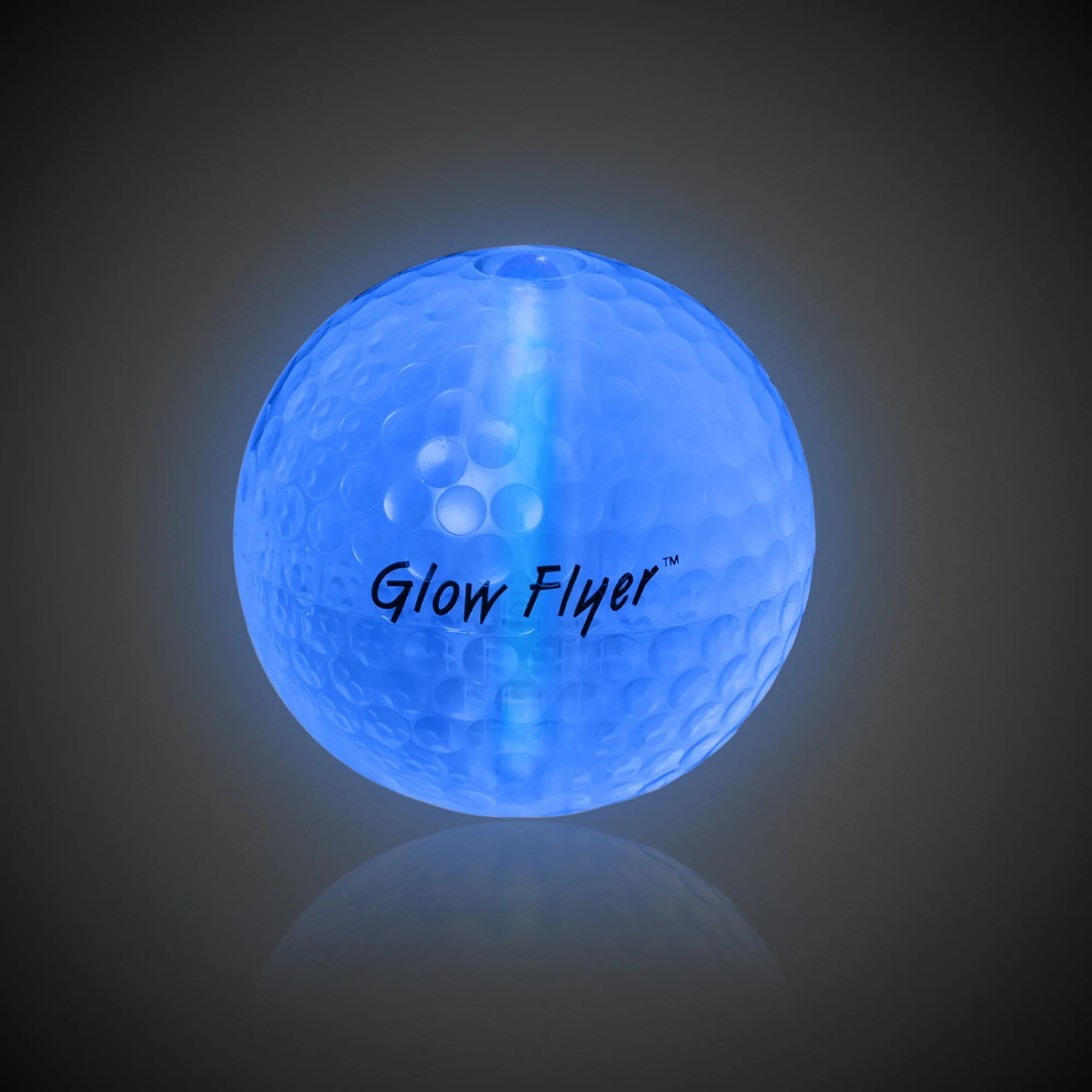 New Windy City Novelties Blue Glow Flyer Golf Ball