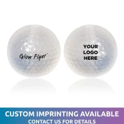 New Windy City Novelties Blue Glow Flyer Golf Ball