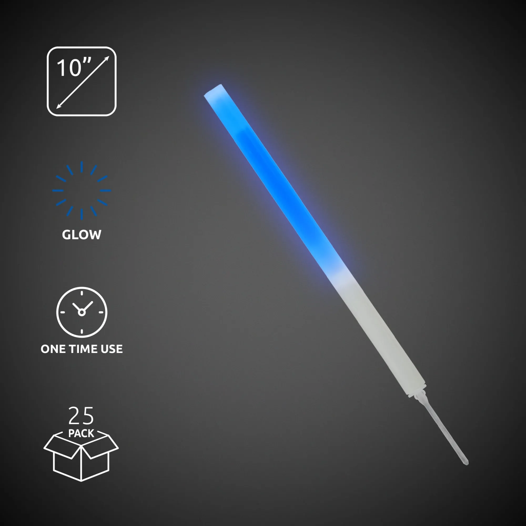 Discount Windy City Novelties 10" Glow Sticks With Spikes Blue