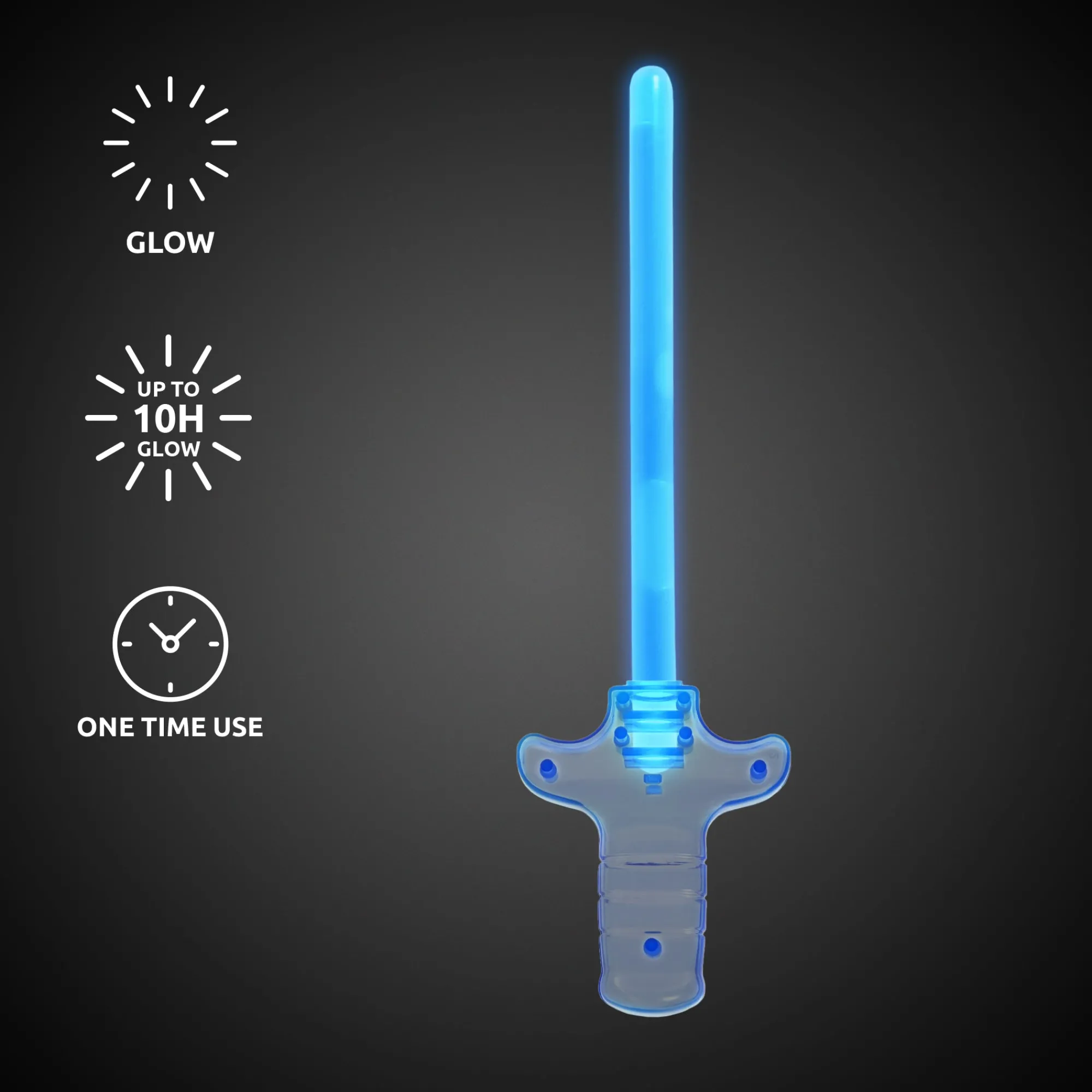 Sale Windy City Novelties Blue Glow 10" Sword
