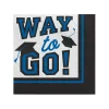 Discount Windy City Novelties Blue Graduation Beverage Napkins