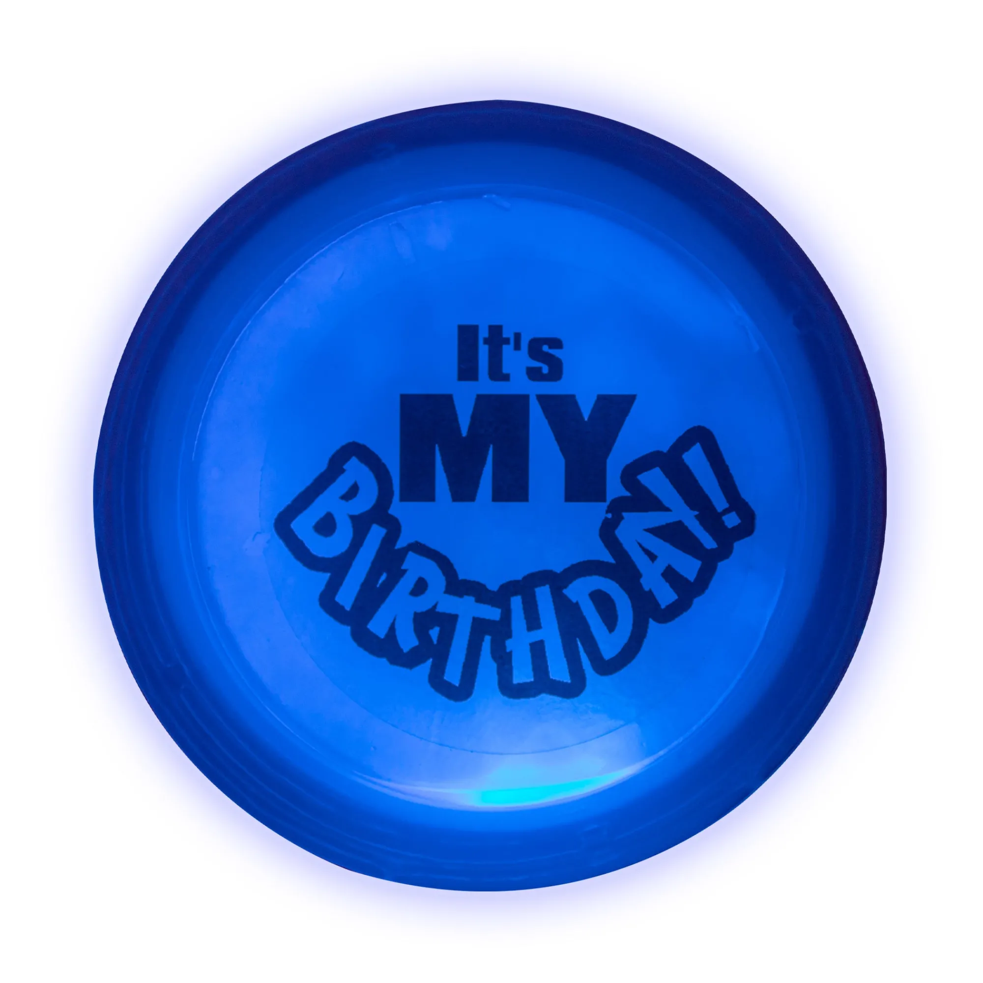 Clearance Windy City Novelties Blue It's My Birthday Glow Badge