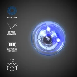 Discount Windy City Novelties Blue LED Bounce Balls