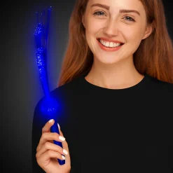 Outlet Windy City Novelties Blue LED Fiber Optic Wands