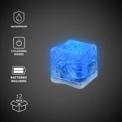 Clearance Windy City Novelties LED Ice Cubes Blue