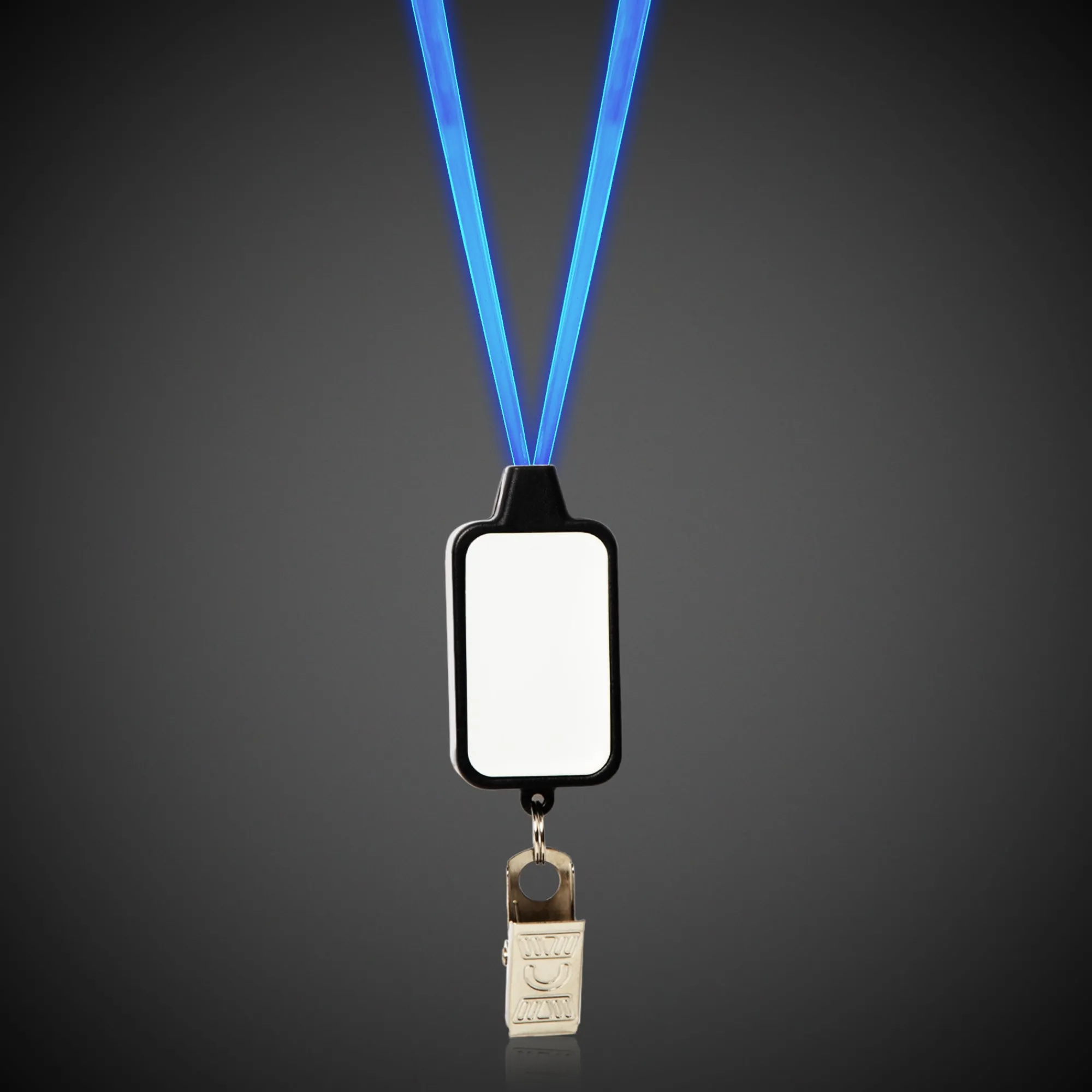 Online Windy City Novelties LED Lanyard with Badge Clip Blue