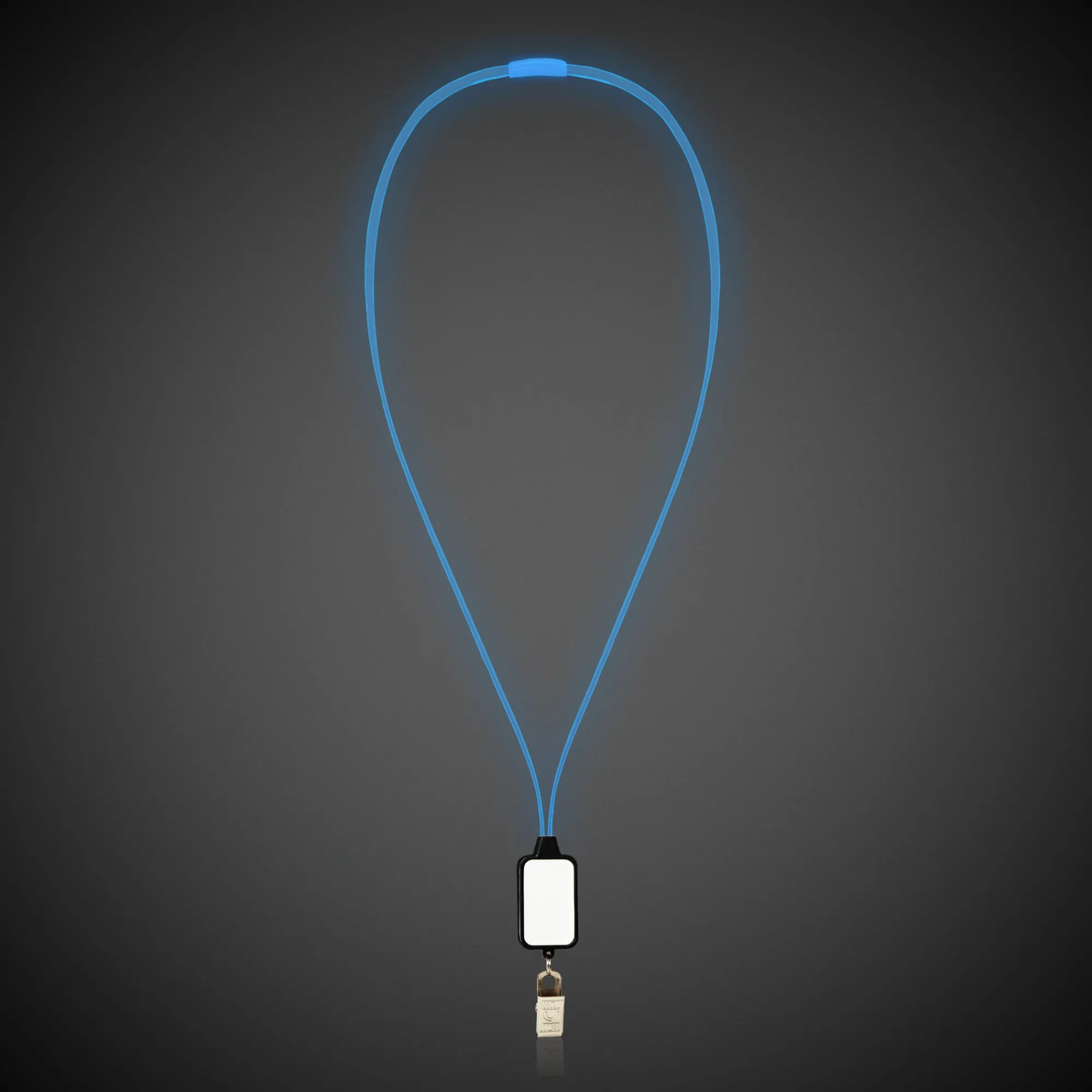 Online Windy City Novelties LED Lanyard with Badge Clip Blue