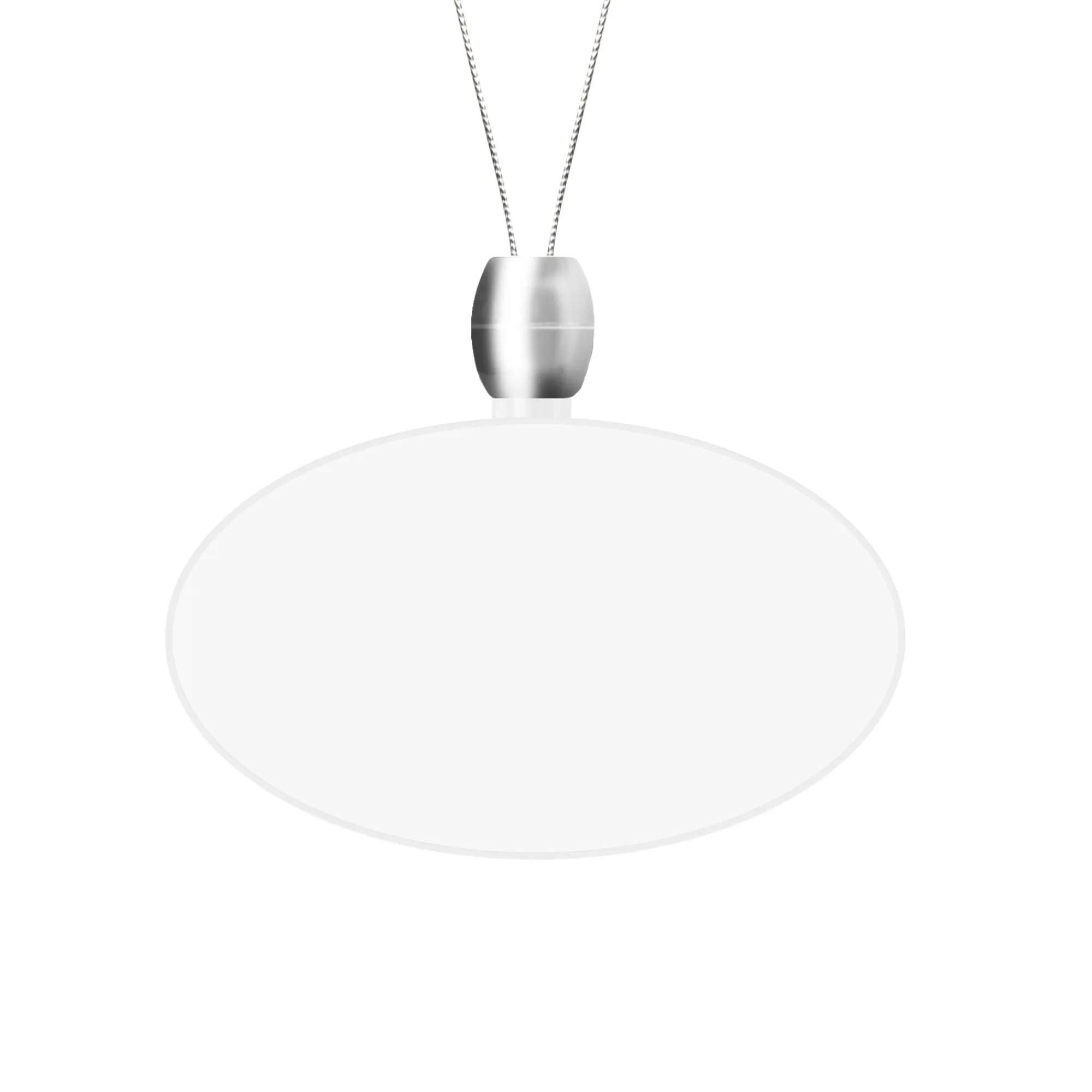 New Windy City Novelties LED Oval Pendant Necklaces Blue