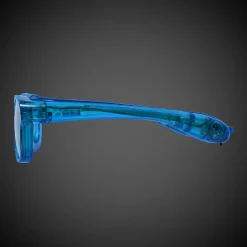 Windy City Novelties LED Retro Sunglasses Blue