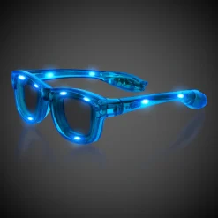 Windy City Novelties LED Retro Sunglasses Blue